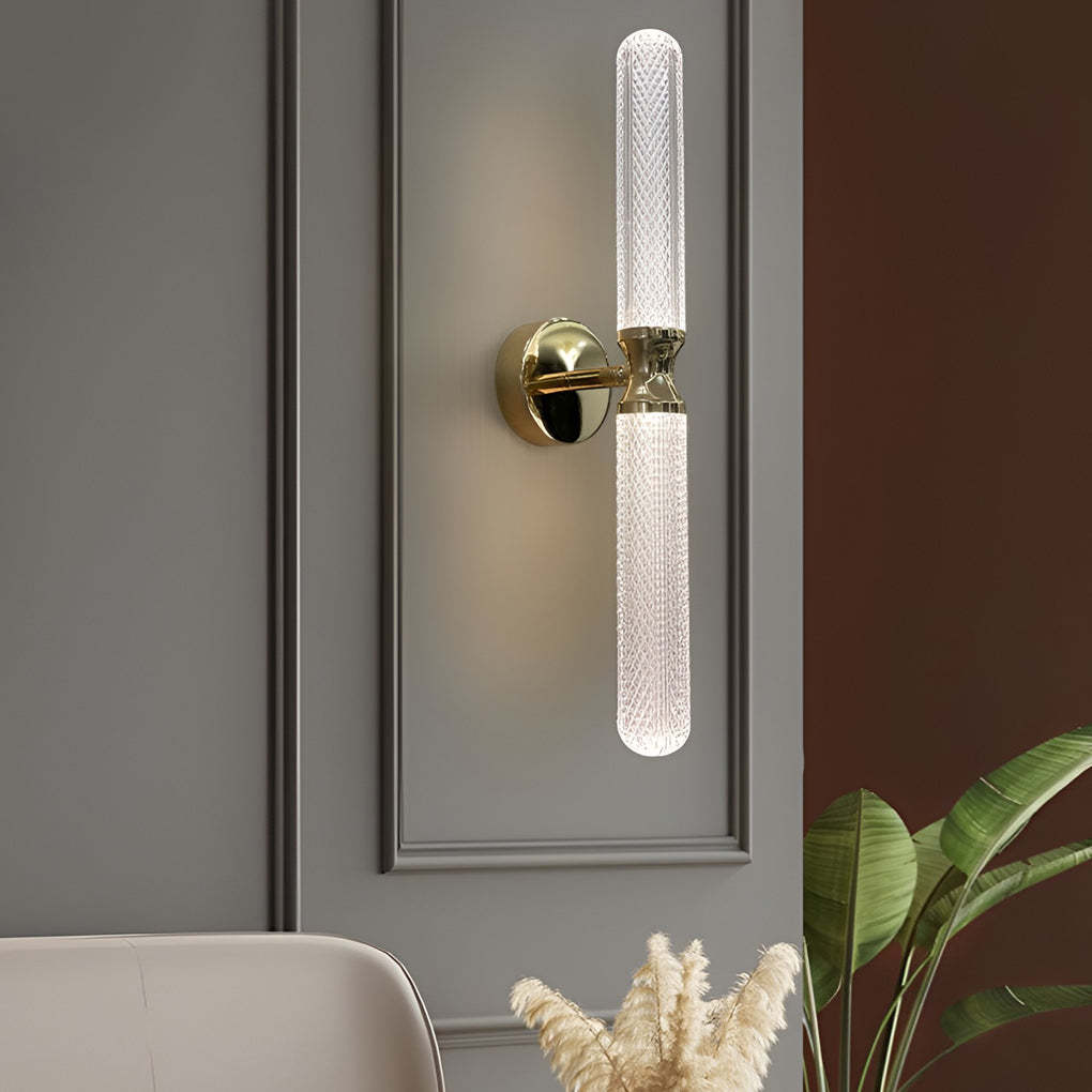 Minimalist Strip Three Step Dimming Light LED Modern Wall Sconces Lighting-Lighom