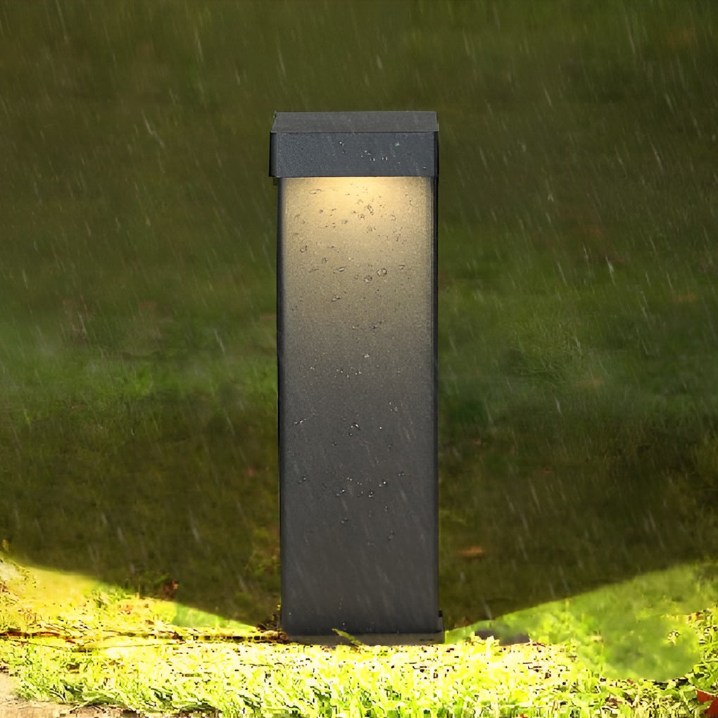 Dusk-to-Dawn Modern LED Solar Pathway Light