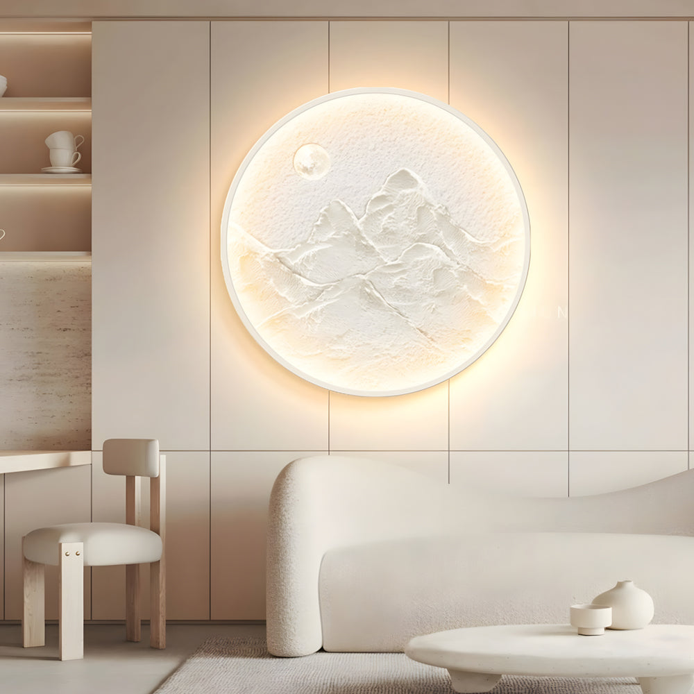 Nordic Moon Mountain Decorative Wall Sconce