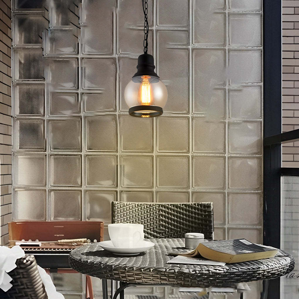 Lantern american iron pendant lighting for kitchen — Cage