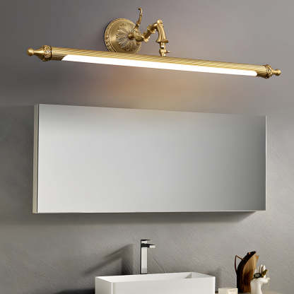 Antique Gold 180�� Rotatable LED Bathroom Vanity Light with Adjustable Ambiance-Lighom