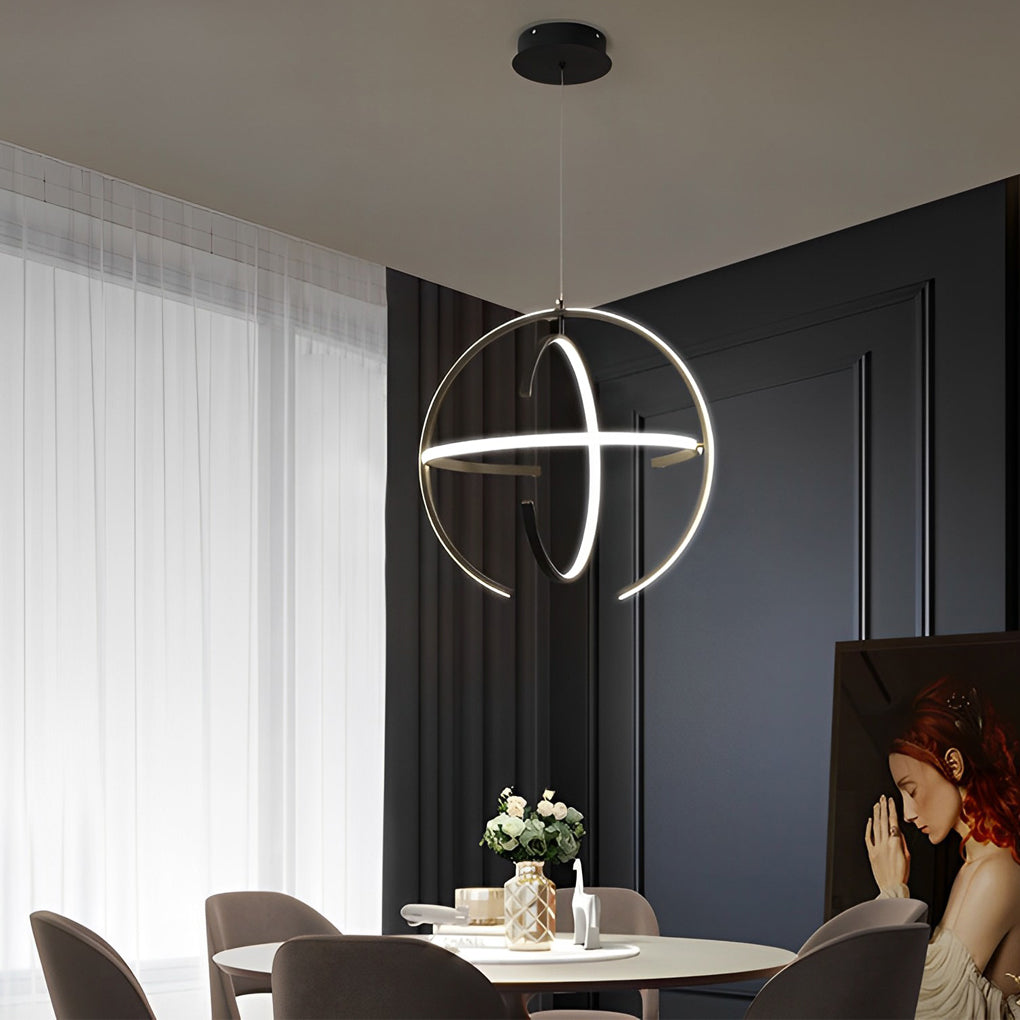 Adjustable Ring LED Nordic Kitchen Pendant