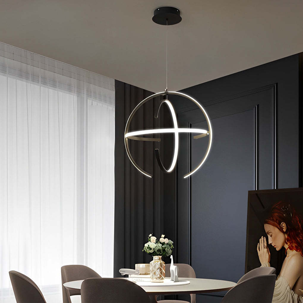 Adjustable Ring LED Nordic Kitchen Pendant
