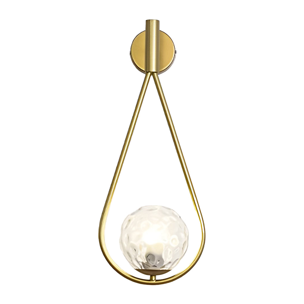 Water Drop Shaped LED Nordic Wall Lamp Wall Light Fixture Wall Sconce Lighting-Lighom