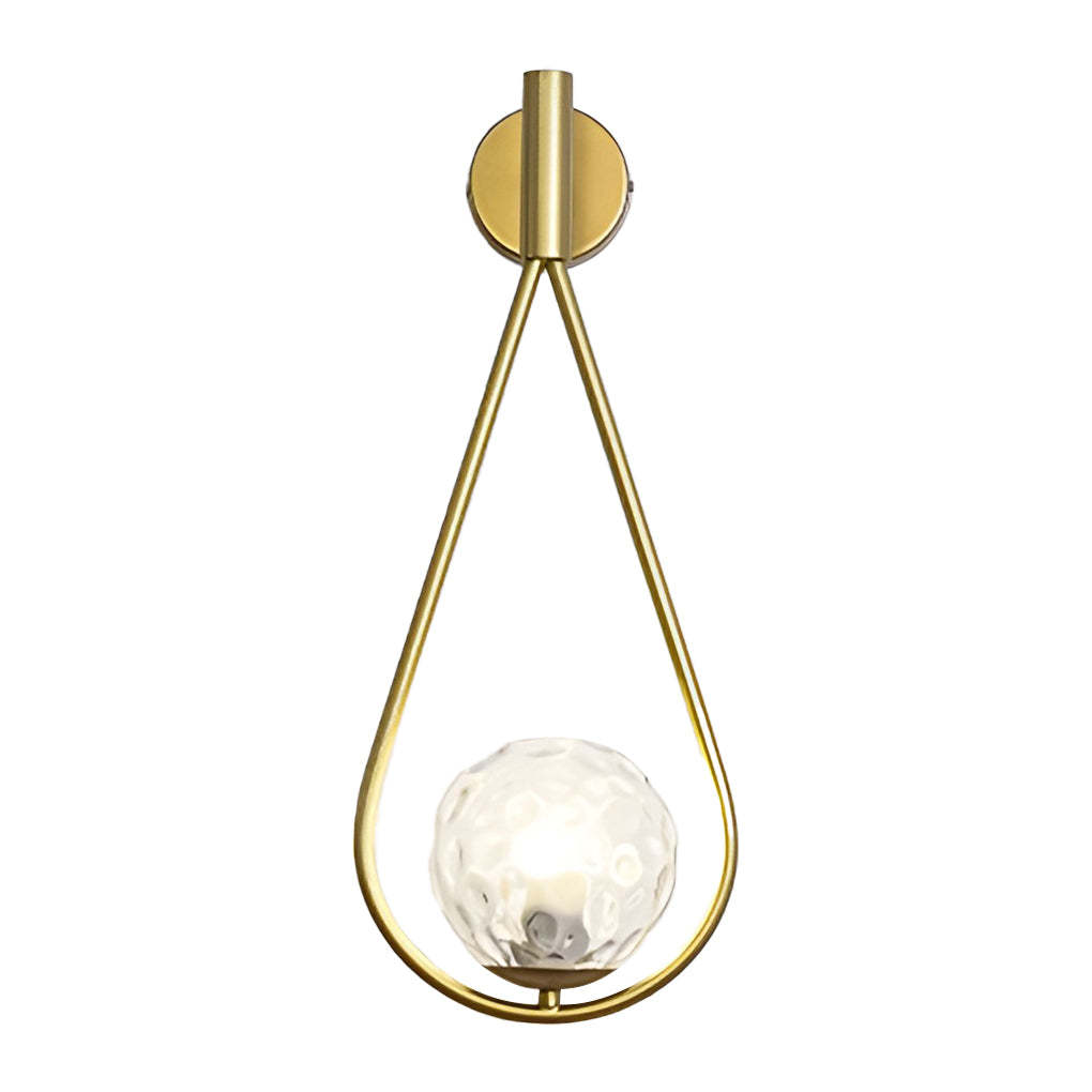 Water Drop Shaped LED Nordic Wall Lamp Wall Light Fixture Wall Sconce Lighting-Lighom