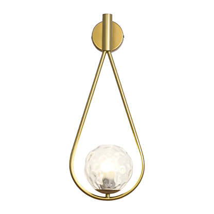 Water Drop Shaped LED Nordic Wall Lamp Wall Light Fixture Wall Sconce Lighting-Lighom