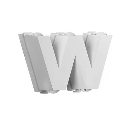 N/V/W Letters Creative Waterproof Modern LED Outdoor Wall Sconce Lighting-Lighom