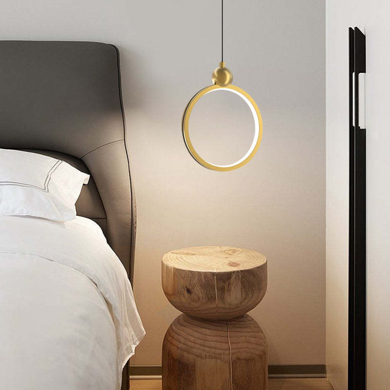Minimalist Ring Dimming Aluminum Modern Pendant