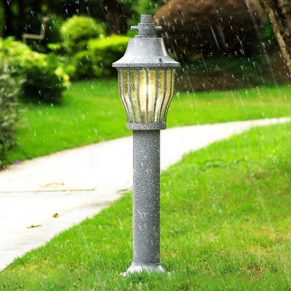 Retro Aluminum Waterproof Modern Outdoor Lights Lawn Lamp Pathway Light-Lighom