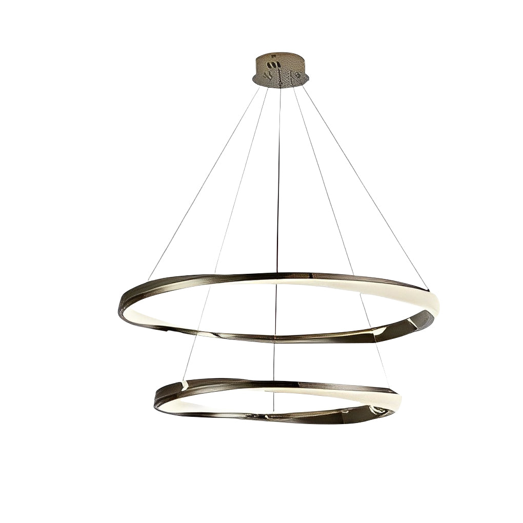 Ring Dimmable LED Oval Nordic Chandelier