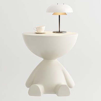Minimalist Round End Table