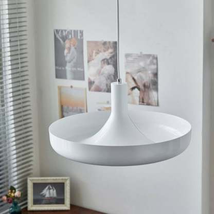 Nordic Minimalist UFO Metal Disc Pendant Light