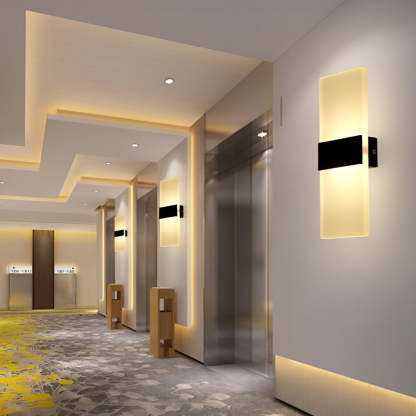 Rectangular Acrylic 6W LED Modern Wall Lamp Wall Sconce Lighting-Lighom