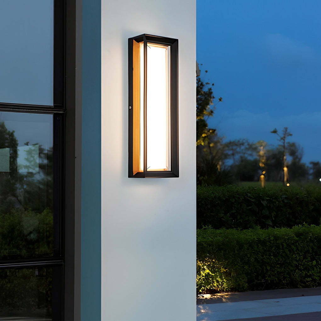 Minimalist Waterproof Creative Aluminum Modern Outdoor Wall Light-Lighom