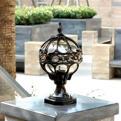 Creative Round Ball Waterproof LED European-style Fence Post Lights-Lighom