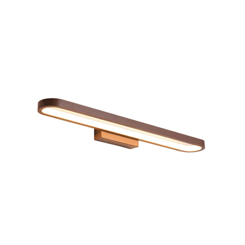European Circular Aluminum LED Vanity Wall Sconce — Warm Light (3000K) / 110V-120V For US/CA