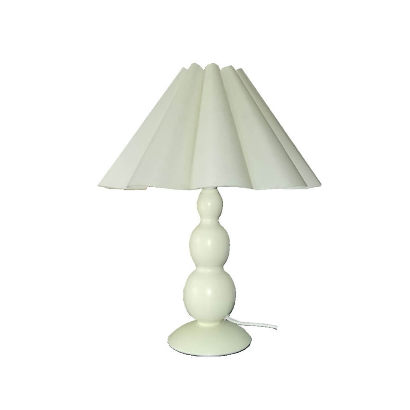 Vintage Petal Pleated Fabric Gourd Lamp — USB(5V) + Push Button / Colorful Shade
