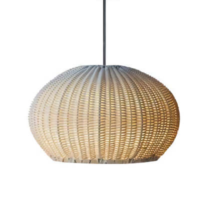 Lantern Shaped Waterproof Rattan Modern Outdoor Wall Lamp Chandelier-Lighom