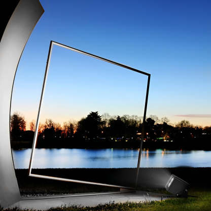 Adjustable Square Waterproof Colorful Spotlight Outdoor Wall Lights-Lighom