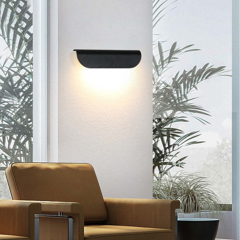 Aluminum Rectangular Creative LED Minimalist Modern Wall Light Fixture-Lighom