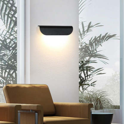 Aluminum Rectangular Creative LED Minimalist Modern Wall Light Fixture-Lighom