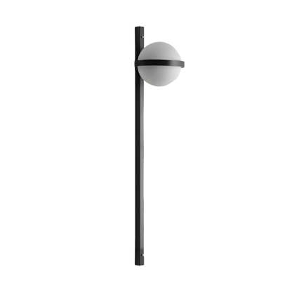 Creative Flowerpot Ball Waterproof LED Black Modern Outdoor Wall Light-Lighom