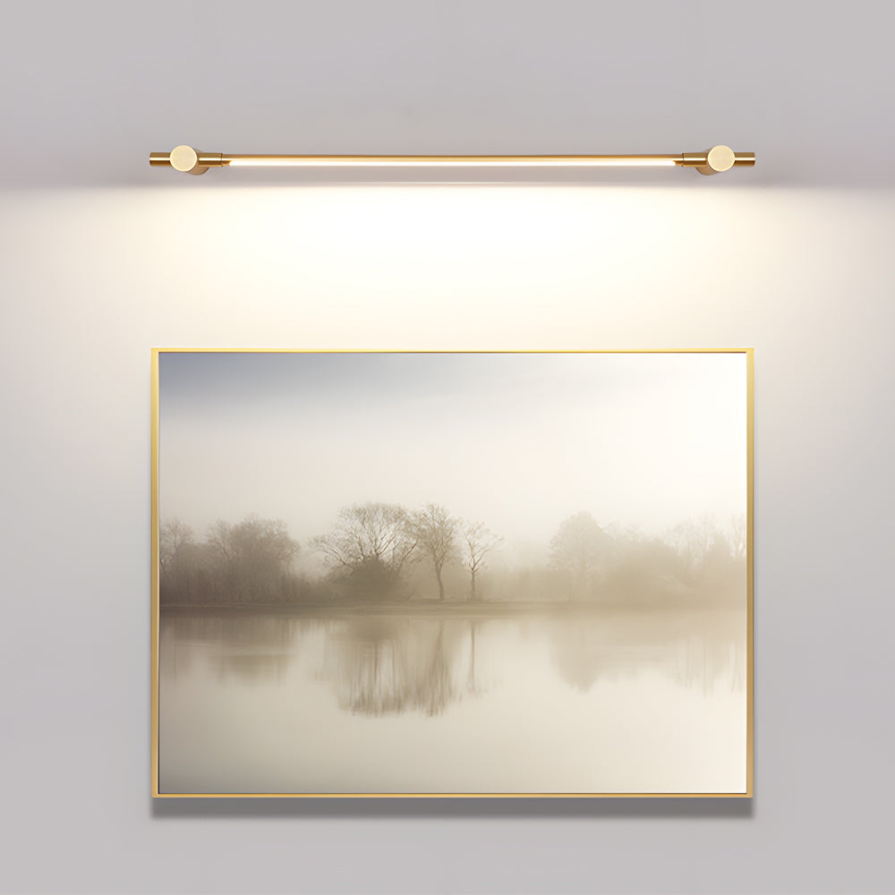 Brass Linear LED Bathroom Vanity Light