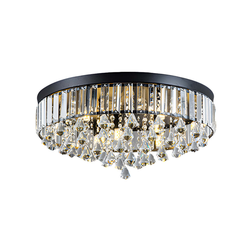 Round Crystal Pendant LED Ceiling Light