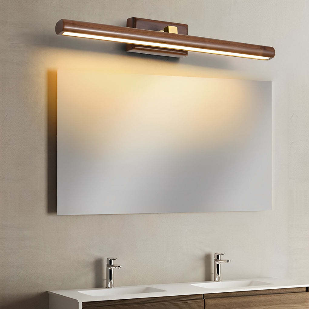 15''/23''/35'' Bathroom Vanity Light with Rotatable Wood LED Fixture-Lighom