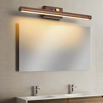 15''/23''/35'' Bathroom Vanity Light with Rotatable Wood LED Fixture-Lighom
