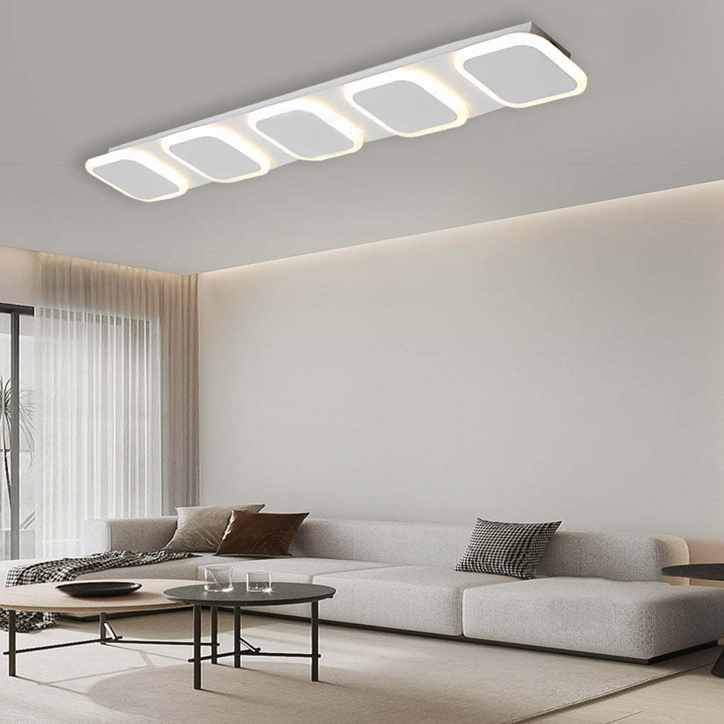 Round LED Modern Flush Mount Fixture