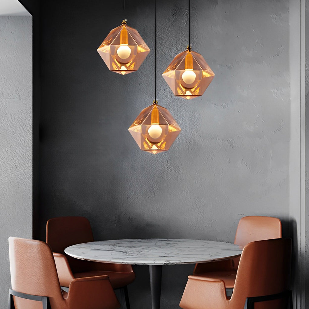 Design Glass Metal Nordic Kitchen Island Pendant