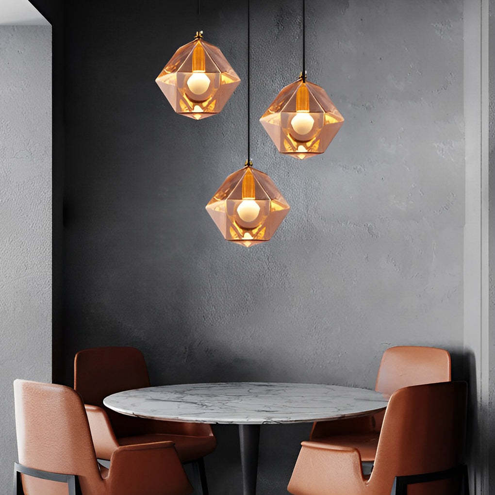 Design Glass Metal Nordic Kitchen Island Pendant