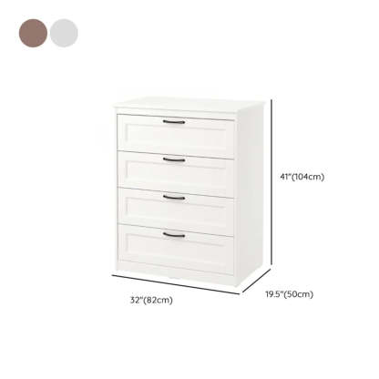Brown Hardwood Vertical Storage Dresser