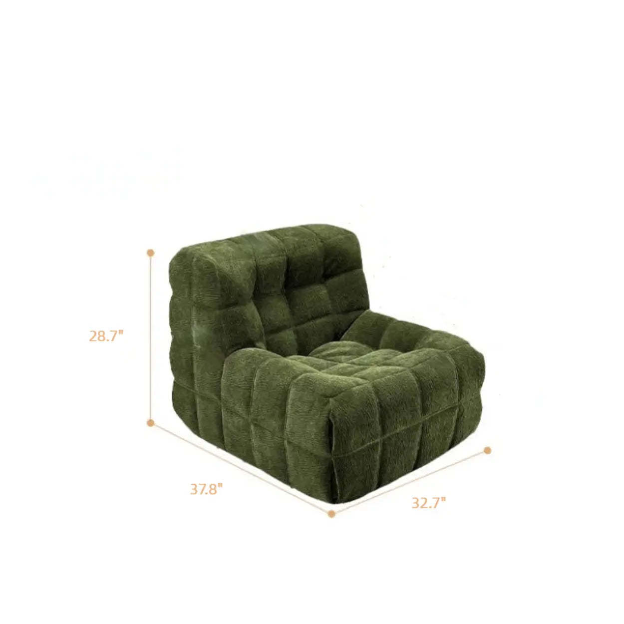 Vintage Boneless Channel Quilted Sofa