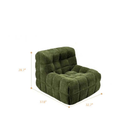 Vintage Boneless Channel Quilted Sofa