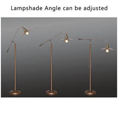 Industrial Bronze Boom Arm Floor Lamp