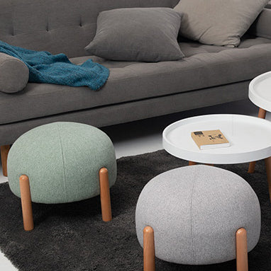 Scandinavian Ladybug Pouf Stool