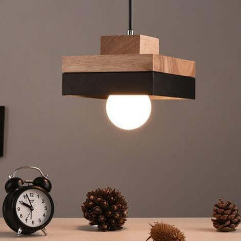 Nordic Round Square Pendant Light