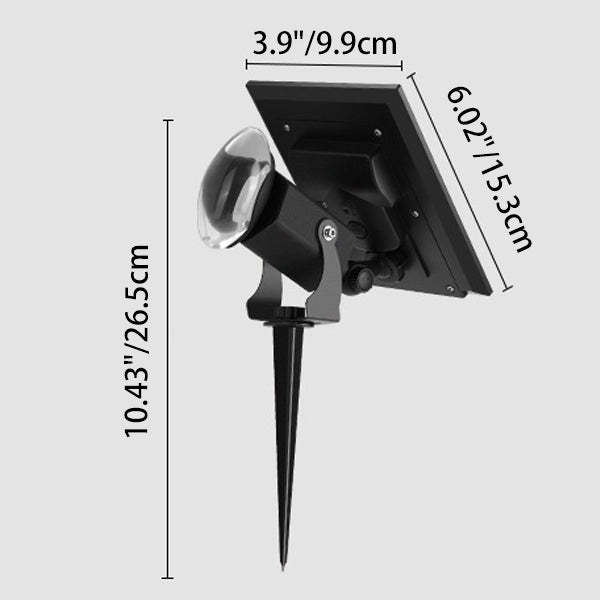 Modern Solar Aluminum Camera-Shaped Outdoor