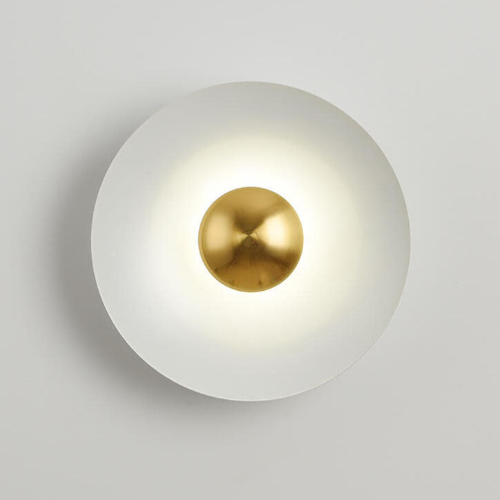Creative disc home wall sconces in acrylic — White / 220V-240V (UK/AU