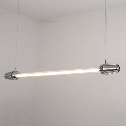Industrial Aluminum Acrylic LED Island Chandelier