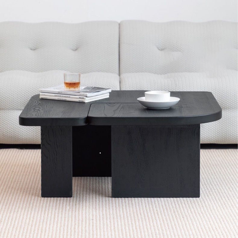 Japanese Rectangular Pine End Table
