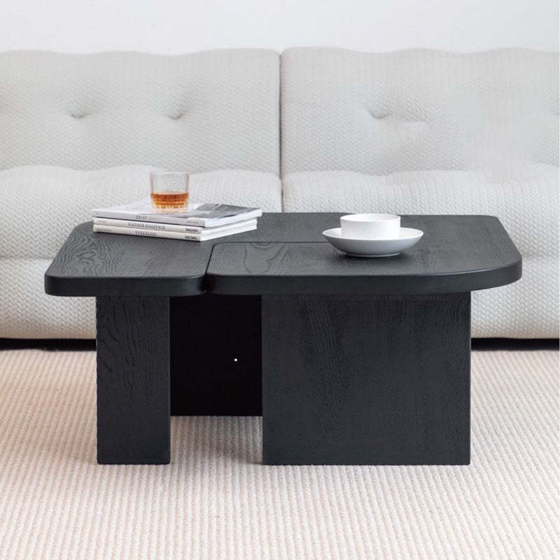 Japanese Rectangular Pine End Table