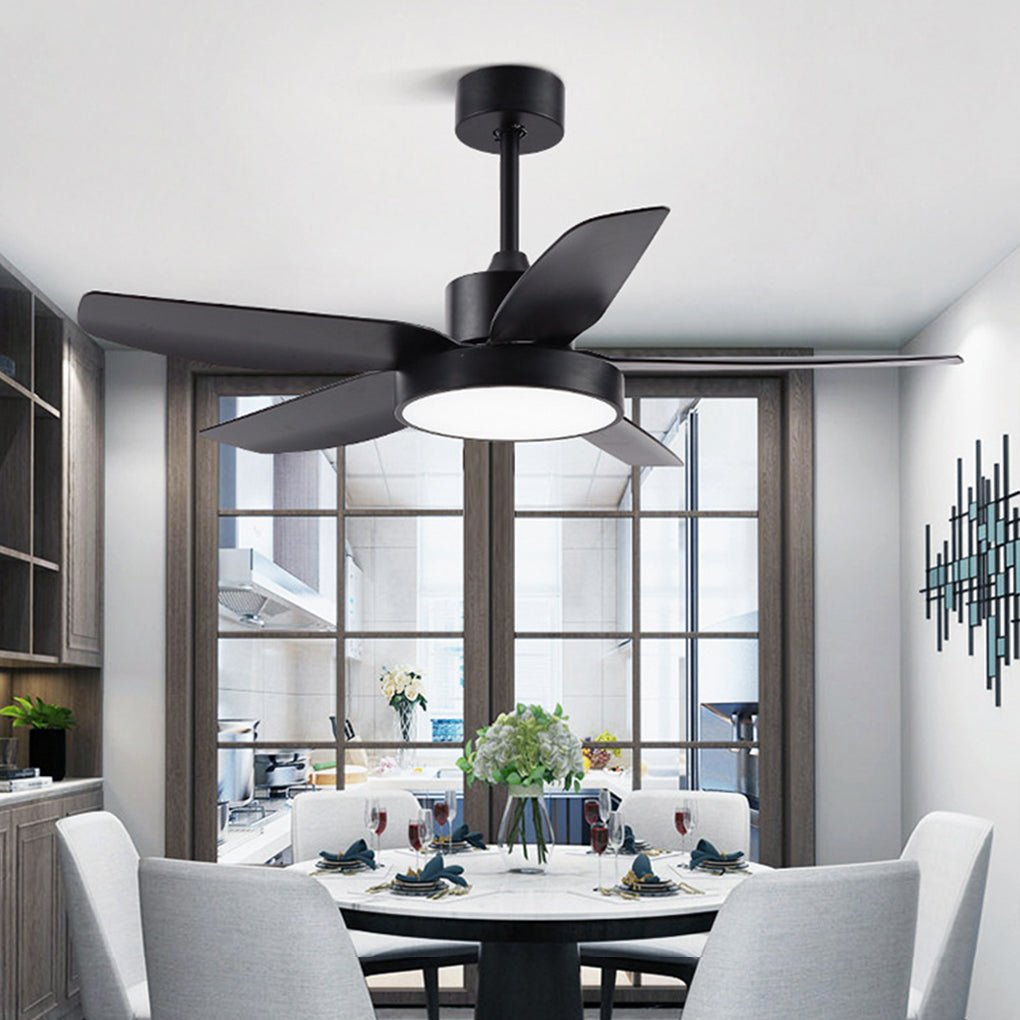 46" LED 6-Speed 5-Blade Ceiling Fan with Remote