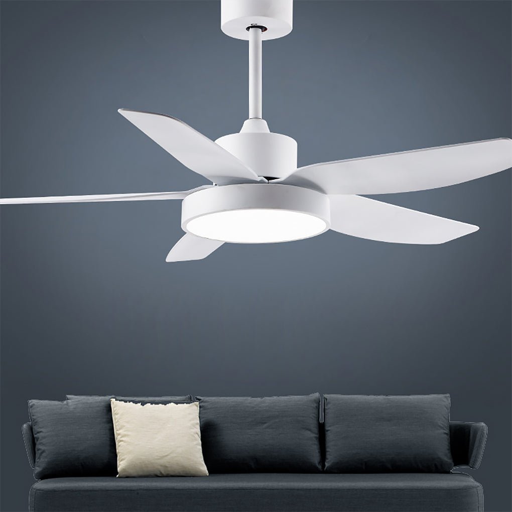 46" LED 6-Speed 5-Blade Ceiling Fan with Remote