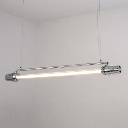 Industrial Aluminum Acrylic LED Island Chandelier