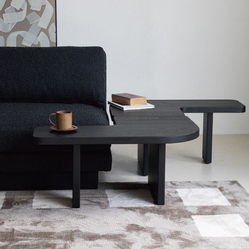 Japanese Rectangular Pine End Table