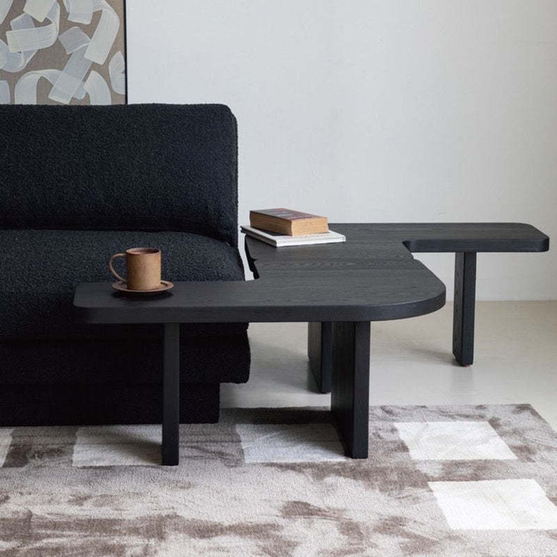 Japanese Rectangular Pine End Table