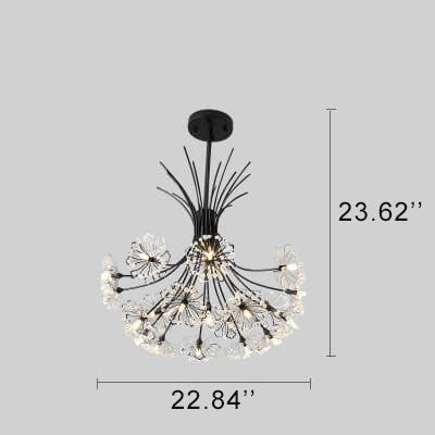 Crystal Dandelion Chandelier